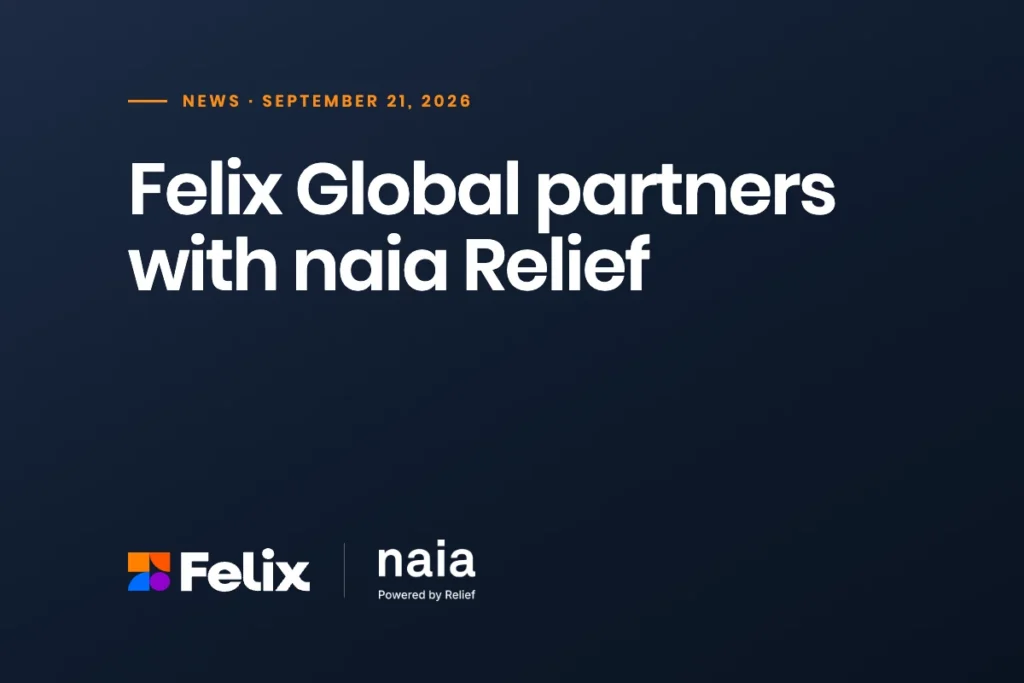 Felix Global partners with naia Relief
