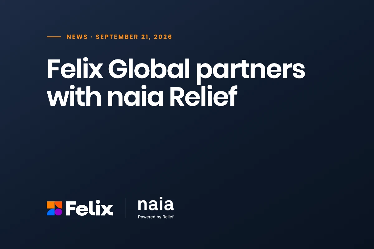 Felix Global partners with naia Relief